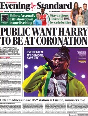 London Evening Standard (UK) Newspaper Front Page for 28 January 2023