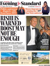 London Evening Standard (UK) Newspaper Front Page for 28 May 2022