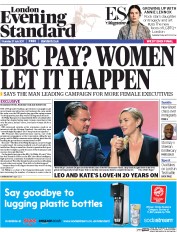 London Evening Standard (UK) Newspaper Front Page for 28 July 2017