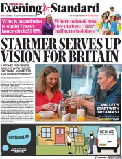 London Evening Standard front page for 28 September 2022