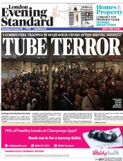 London Evening Standard (UK) Newspaper Front Page for 29 October 2015