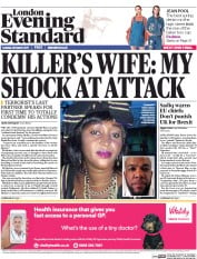 London Evening Standard (UK) Newspaper Front Page for 29 March 2017