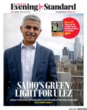 London Evening Standard (UK) Newspaper Front Page for 29 July 2023