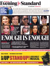 London Evening Standard (UK) Newspaper Front Page for 2 October 2021