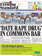 London Evening Standard (UK) Newspaper Front Page for 2 November 2017