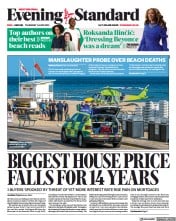 London Evening Standard front page for 2 June 2023