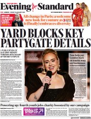 London Evening Standard (UK) Newspaper Front Page for 31 January 2022