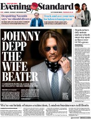 London Evening Standard (UK) Newspaper Front Page for 3 November 2020