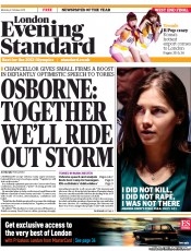 London Evening Standard (UK) Newspaper Front Page for 4 October 2011