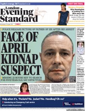 London Evening Standard (UK) Newspaper Front Page for 4 October 2012