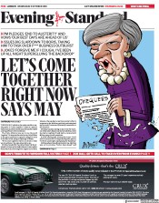 London Evening Standard (UK) Newspaper Front Page for 4 October 2018