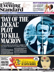 London Evening Standard (UK) Newspaper Front Page for 4 July 2017