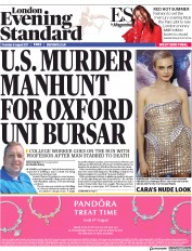 London Evening Standard (UK) Newspaper Front Page for 4 August 2017