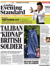 London Evening Standard (UK) Newspaper Front Page for 5 July 2011