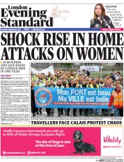 London Evening Standard (UK) Newspaper Front Page for 6 September 2016