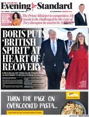 London Evening Standard (UK) Newspaper Front Page for 7 October 2021