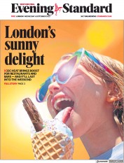London Evening Standard front page for 7 September 2023