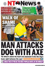 NT News (Australia) Newspaper Front Page for 10 May 2013