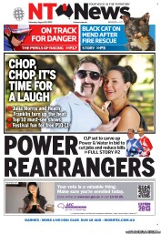 NT News (Australia) Newspaper Front Page for 10 August 2013