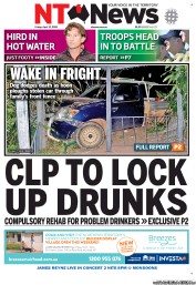 NT News (Australia) Newspaper Front Page for 11 April 2013