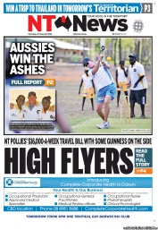 NT News (Australia) Newspaper Front Page for 12 October 2013