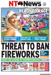 NT News (Australia) Newspaper Front Page for 13 June 2013