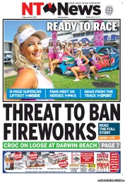 NT News (Australia) Newspaper Front Page for 13 June 2013