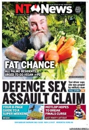 NT News (Australia) Newspaper Front Page for 13 September 2013