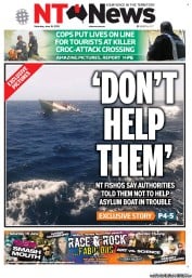 NT News (Australia) Newspaper Front Page for 14 June 2013