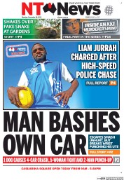 NT News (Australia) Newspaper Front Page for 16 December 2013