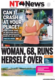 NT News (Australia) Newspaper Front Page for 16 April 2013
