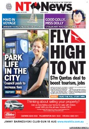 NT News (Australia) Newspaper Front Page for 16 July 2013