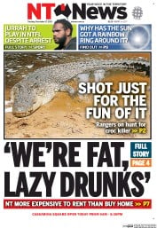 NT News (Australia) Newspaper Front Page for 17 December 2013