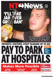 NT News (Australia) Newspaper Front Page for 17 June 2013