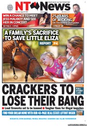 NT News (Australia) Newspaper Front Page for 17 August 2013