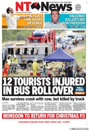 NT News (Australia) Newspaper Front Page for 18 December 2013