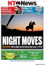 NT News (Australia) Newspaper Front Page for 18 January 2014