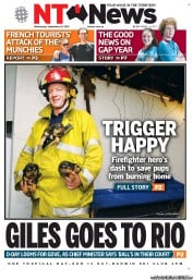 NT News (Australia) Newspaper Front Page for 18 September 2013