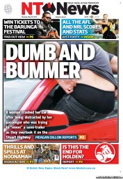 NT News (Australia) Newspaper Front Page for 20 May 2013