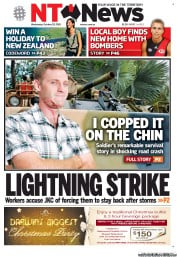 NT News (Australia) Newspaper Front Page for 23 October 2013
