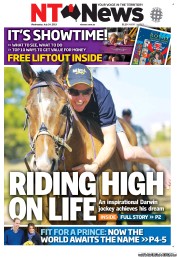 NT News (Australia) Newspaper Front Page for 24 July 2013