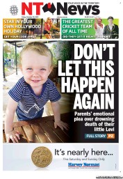NT News (Australia) Newspaper Front Page for 25 October 2013