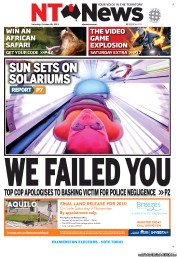NT News (Australia) Newspaper Front Page for 26 October 2013
