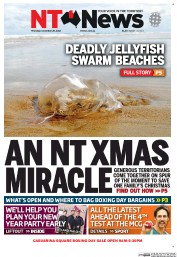NT News (Australia) Newspaper Front Page for 26 December 2013