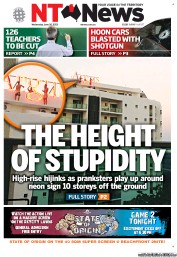 NT News (Australia) Newspaper Front Page for 26 June 2013
