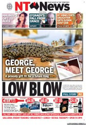 NT News (Australia) Newspaper Front Page for 26 July 2013