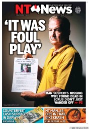NT News (Australia) Newspaper Front Page for 27 December 2013
