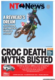 NT News (Australia) Newspaper Front Page for 27 August 2013
