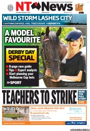 NT News (Australia) Newspaper Front Page for 2 November 2013