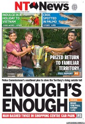 NT News (Australia) Newspaper Front Page for 30 October 2013